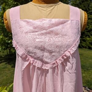 Vintage Pink Nightgown Nancy King Lingerie